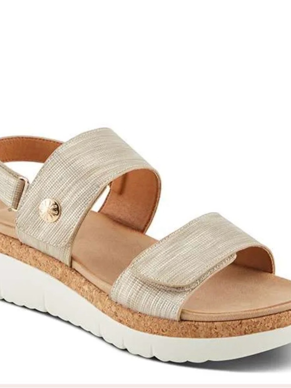 Soft Gold Adjustable Sandal